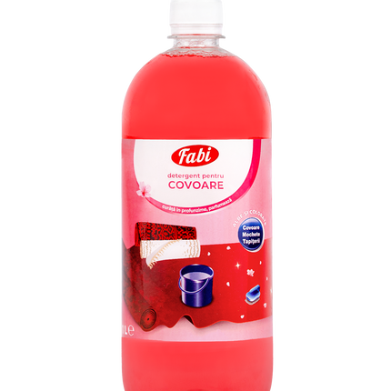 Detergent profesional pentru covor și mochetă, Fabi, 1L, utilizare manuală