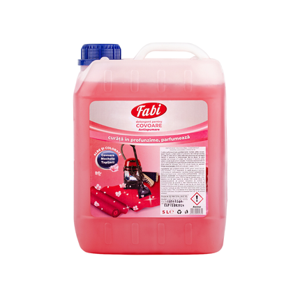 Detergent profesional antispumant pentru aspiratoare cu injecție-extracție. Curăță eficient covoarele și mochetele, elimină petele și protejează echipamentul.