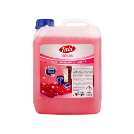 Soluție profesională pentru spălarea manuală a covoarelor. Elimină petele și murdăria fără a deteriora fibrele textile.