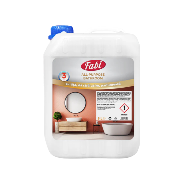 All Purpose Bathroom, Fabi, Soluție multifuncțională curățare suprafețe baie, 5L