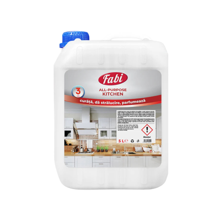 All Purpose Kitchen, Fabi, Soluție multifuncțională curățare suprafețe bucătărie, 5L