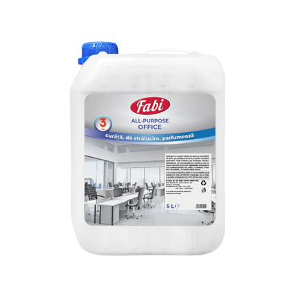 All Purpose Office, Fabi, Soluție multifuncțională curățare suprafețe birou, 5L