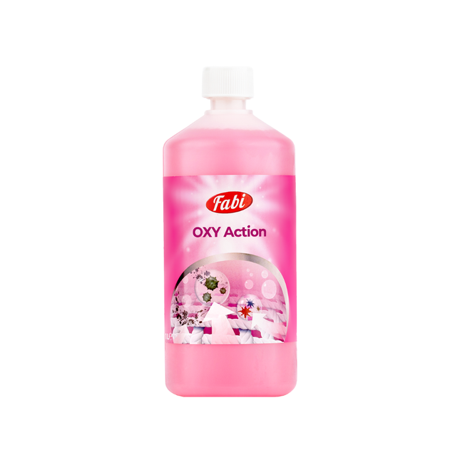 Detergent puternic cu formulă Oxy Action, 1 litru, pentru o curățare intensă și igienizare, eficace împotriva unui spectru larg de pete.