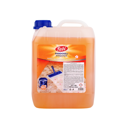 Soluție de curățare pentru pardoseli, cu parfum intens și durabil. Ideal pentru spații comerciale și locuințe.