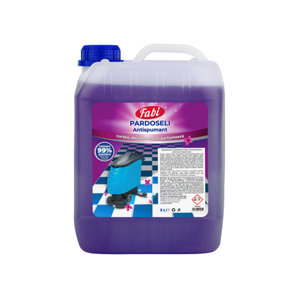 Detergent pentru curățare mecanică, fără spumă excesivă. Potrivit pentru mașini de spălat podele industriale.