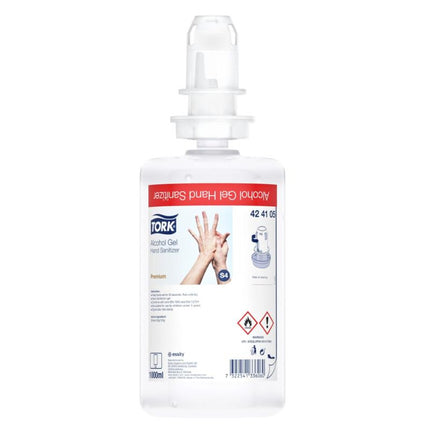 Dezinfectant gel maini Tork alcool 1L S4 424105 utilizare profesionala imagine 1
