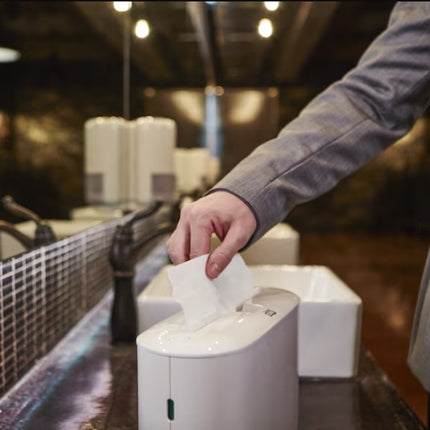 Dispenser pentru prosoape pliate pe blat
