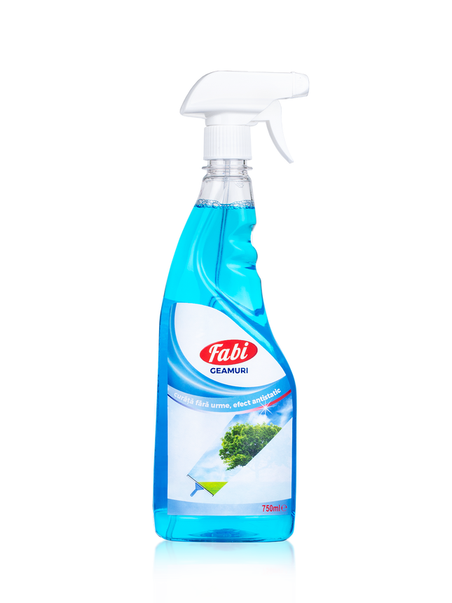 Solutie pentru geamuri, Fabi, cu pulverizator