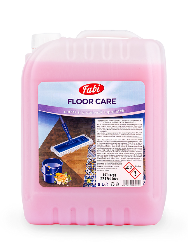 Floor Care, Fabi, detergent pentru curățarea și întreținerea pardoselii, 5L