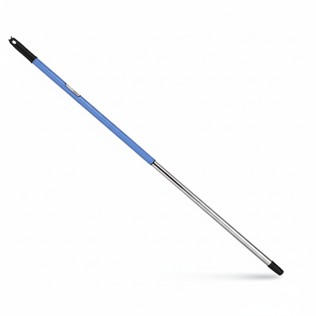 Mâner aluminiu cu filet, Mopatex, 1.40m, albastru - 530214