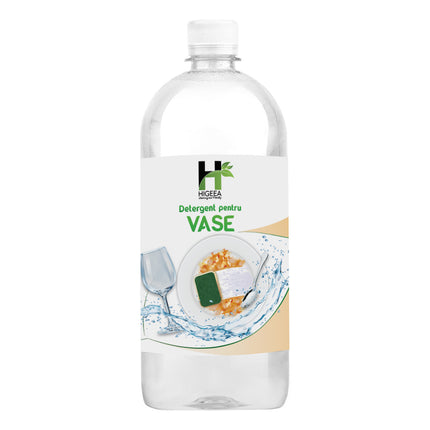Detergent pentru vase, Higeea, 1L, etichetă ecologică