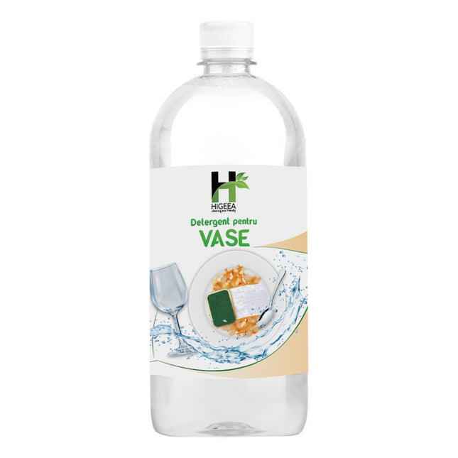 Detergent pentru vase, Higeea, 1L, etichetă ecologică