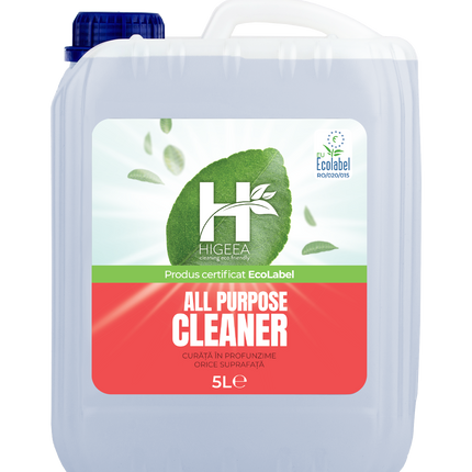 Detergent universal, Higeea, All Purpose Cleaner, etichetă ecologică