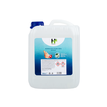 Gel dezinfectant pentru mâini, Higeea, 5L, gama PRO