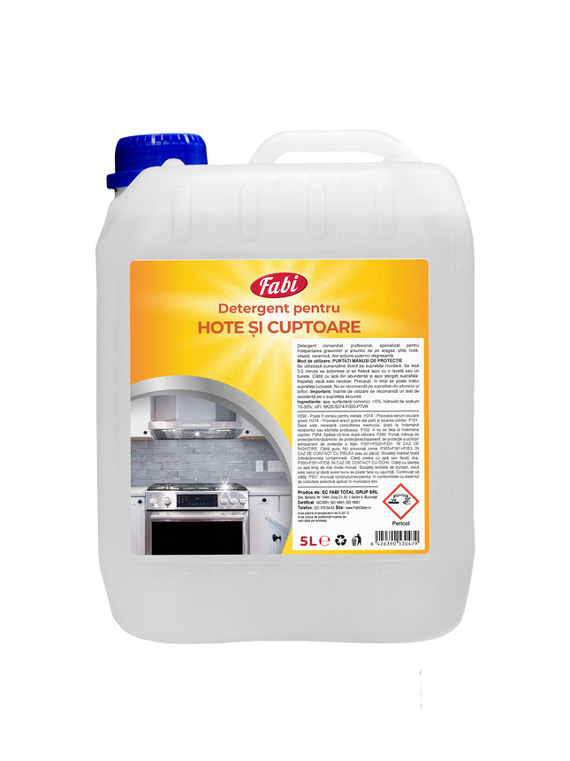 Detergent pentru Hote și Cuptoare, Fabi, 5L