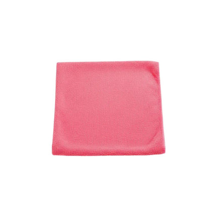 Lavetă profesională din microfibră de culoare rosie, ideală pentru curățarea, ștergerea și absorbția lichidelor de pe orice suprafață.
