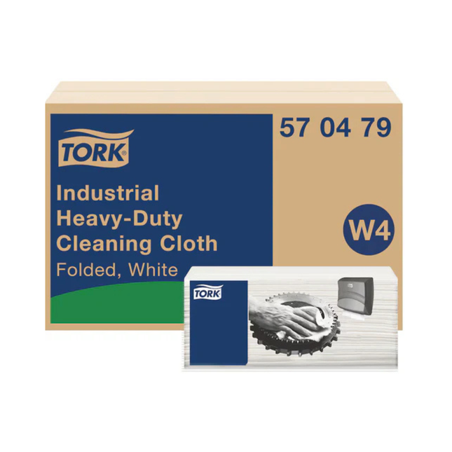 Lavete Multipurpose Heavy Duty Tork albe W4 570479 produs destinat utilizarii profesionale in medii industriale