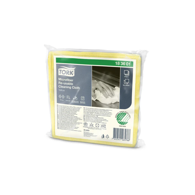 Lavete microfibra Tork galbene 183601 produs destinat utilizarii profesionale