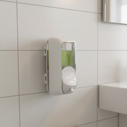 Dispenser săpun spumă, Mar Plast, FOAM R ECOPLUS, 550 ml, alb - A89601