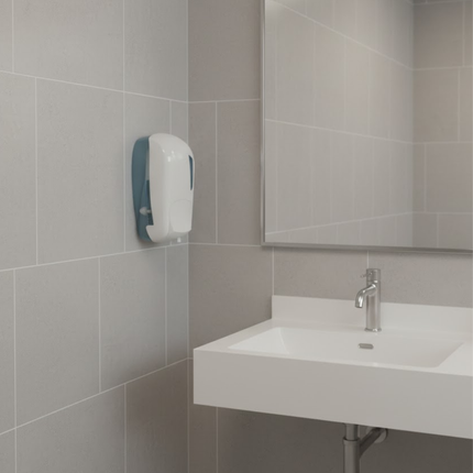 Dispenser săpun spumă, Mar Plast, SKIN FOAM R 1000, 1000 ml, alb - A91601