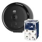 Pachet Tork cu dispenser SmartOne Mini negru si hartie