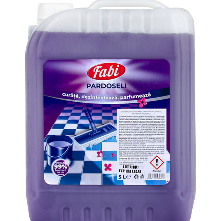 Detergent profesional pentru pardoseli, Fabi dezinfectant, biocid