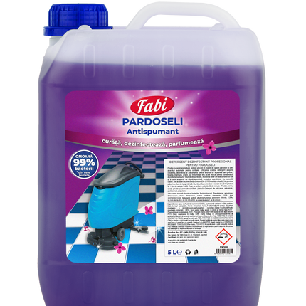 Detergent dezinfectant antispumant pentru pardoseli, Fabi, dezinfectant, biocid