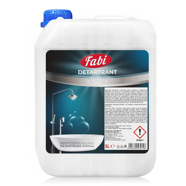 FABI DETARTRANT  X-POWER CANISTRA 5L