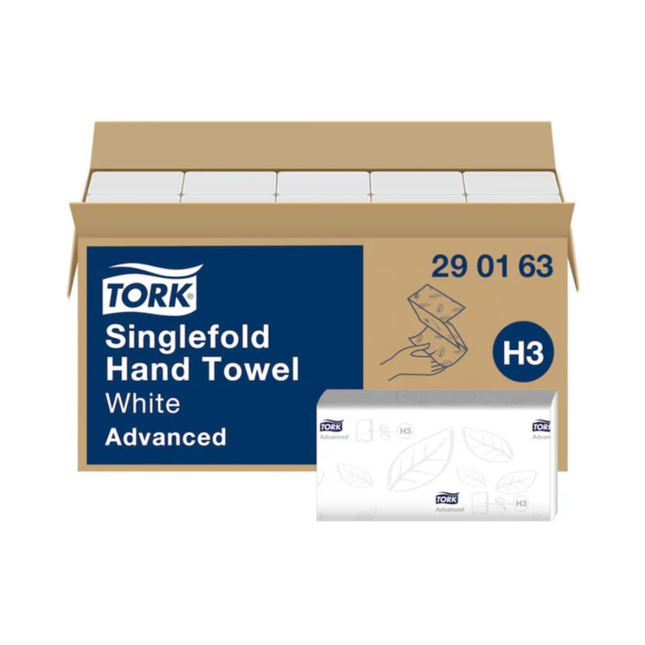 Prosoape pentru maini Tork Soft Singlefold H3 290163 produs destinat uzului profesional in spatii comerciale
