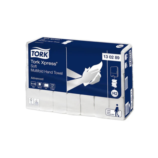 Prosoape pentru maini Tork Xpress Soft Multifold Advanced H2 130289 produs destinat uzului profesional in spatii comerciale
