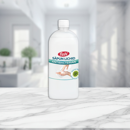 Săpun lichid antibacterian Fabi 1L pentru igiena zilnică