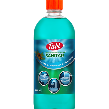 Detergent Sanitar (pentru obiecte sanitare), Fabi, dezinfectant