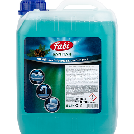 Detergent Sanitar (pentru obiecte sanitare), Fabi, dezinfectant