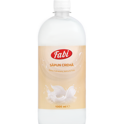 Săpun lichid cremă, Fabi, curățare delicată