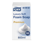 Sapun spuma Tork Luxury Soft 800ml S3 500902 produs destinat utilizarii profesionale in spatii comerciale
