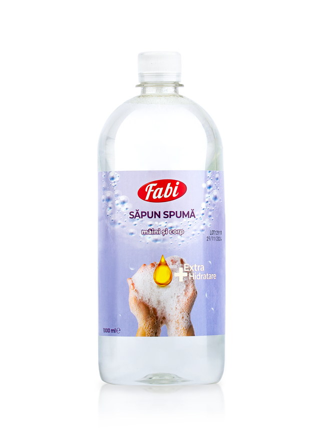 Săpun spumă,  Fabi, fără parabeni