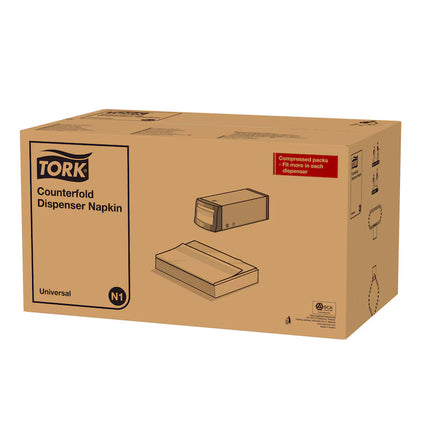 Servetele masa Tork Counterfold albe N1 10935 utilizare profesionala imagine 2
