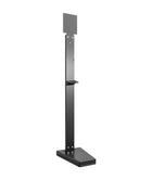 Suport metalic de podea pentru dispenser, Mar Plast, negru - 61255OR
