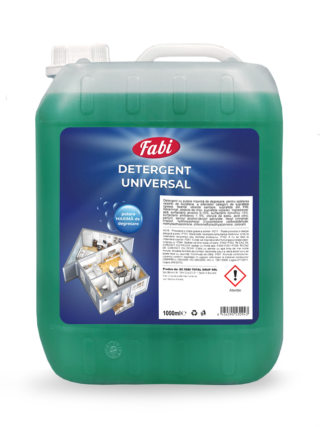 Detergent universal, Fabi, curata toate suprafetele, 5L