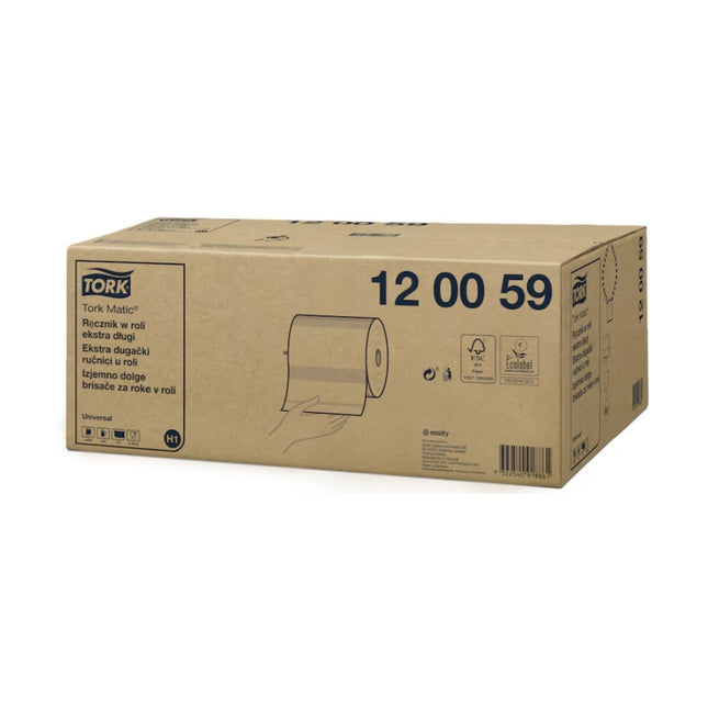 Prosoape Tork pentru mâini, Matic® Extra Long, tip rolă, (6 ROLE/BAX) - 120059