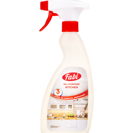 Detergent profesional pentru bucătărie Fabi All Purpose Kitchen 500ml, îndepărtează grăsimea