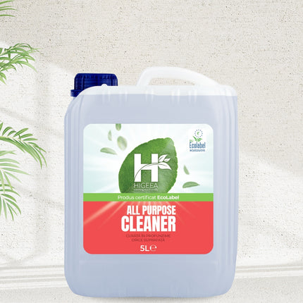Detergent universal, Higeea, All Purpose Cleaner, etichetă ecologică