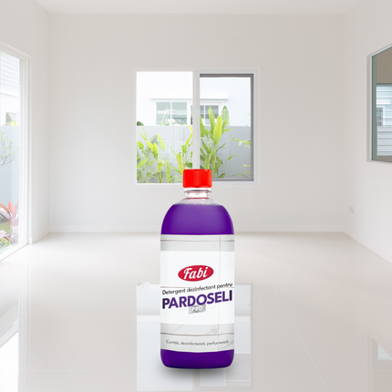 Flacon 1 L detergent Fabi Pro mov pentru igienizarea pardoselilor