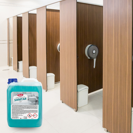 Detergent dezinfectant 5L pentru toalete, uz profesional, avizat biocid