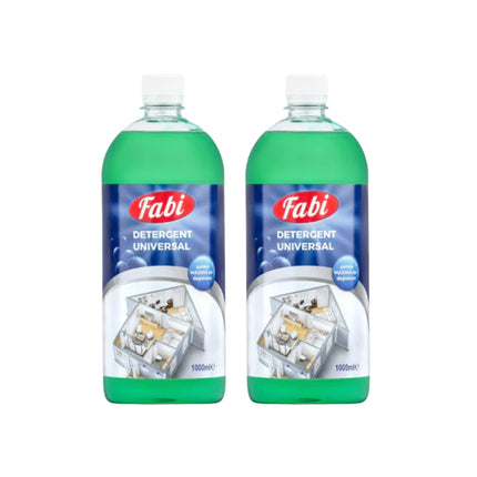 Set detergent universal Fabi 2x1L, soluție versatilă pentru curățenie