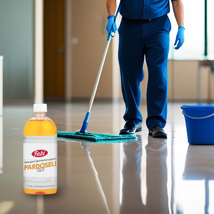 Detergent dezinfectant Fabi Pro portocaliu 1 L pentru pardoseli, avizat biocid