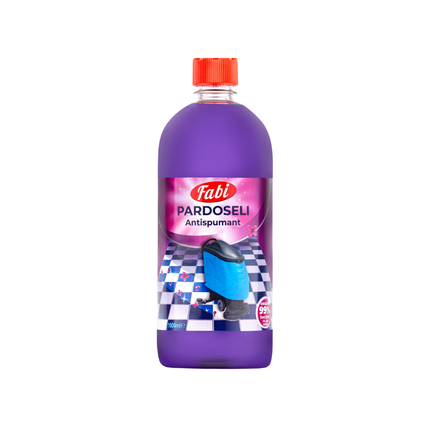 Detergent antispumant pentru pardoseli, 1 litru, ideal pentru utilizarea cu mașinile automate de spălat pardoseli, prevenind formarea excesivă a spumei.
