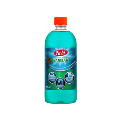 Detergent sanitar sub formă de gel, 1 litru, ideal pentru curățarea verticală a vaselor de toaletă și a suprafețelor din baie, aderă bine pentru o acțiune prelungită.