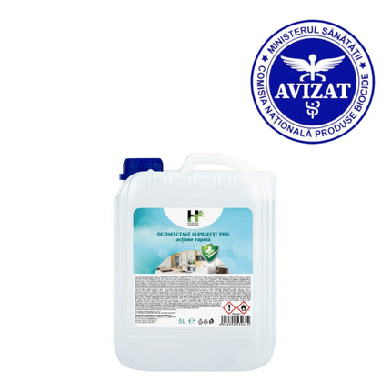 Dezinfectant pentru suprafețe, Higeea Pro, avizat ca biocid, 5L