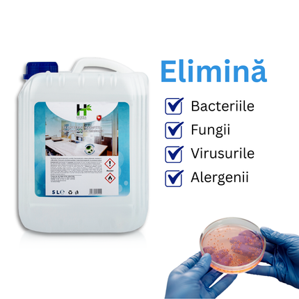 Dezinfectant pentru suprafețe, Higeea, avizat ca biocid